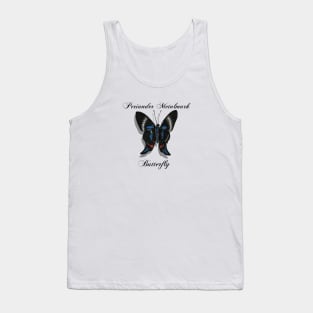 Periander Metalmark Butterfly Labeled Tank Top